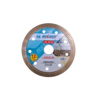 Диск алмазный "MAXIMUM" 115 мм, тонкий рез, турбокромка, MX 06768
