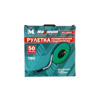 Рулетка измерительная геодезическая из ПВХ, 50 м "MAXIMUM" (01930)
